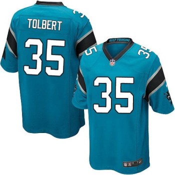 Panthers #35 Mike Tolbert Blue Alternate Youth Stitched NFL Elite Jersey Panthers #35 Mike Tolbert Blue Alternate Youth Stitched NFL Elite Jersey