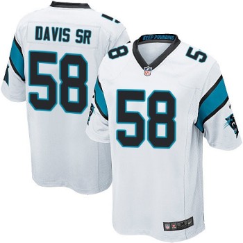 Panthers #58 Thomas Davis Sr White Youth Stitched NFL Elite Jersey Panthers #58 Thomas Davis Sr White Youth Stitched NFL Elite Jersey
