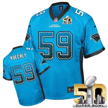 Panthers #59 Luke Kuechly Blue Alternate Super Bowl 50 Youth Stitched NFL Elite Drift Fashion Jersey Panthers #59 Luke Kuechly Blue Alternate Super Bowl 50 Youth Stitched NFL Elite Drift Fashion Jersey