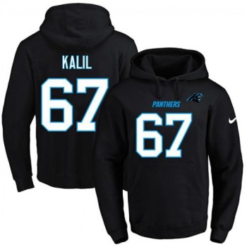Panthers #67 Ryan Kalil Black Name & Number Pullover NFL Hoodie Panthers #67 Ryan Kalil Black Name & Number Pullover NFL Hoodie