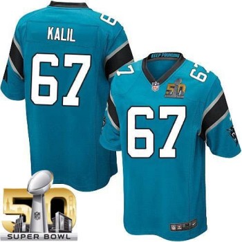 Panthers #67 Ryan Kalil Blue Alternate Super Bowl 50 Youth Stitched NFL Elite Jersey Panthers #67 Ryan Kalil Blue Alternate Super Bowl 50 Youth Stitched NFL Elite Jersey