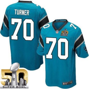 Panthers #70 Trai Turner Blue Alternate Super Bowl 50 Youth Stitched NFL Elite Jersey Panthers #70 Trai Turner Blue Alternate Super Bowl 50 Youth Stitched NFL Elite Jersey