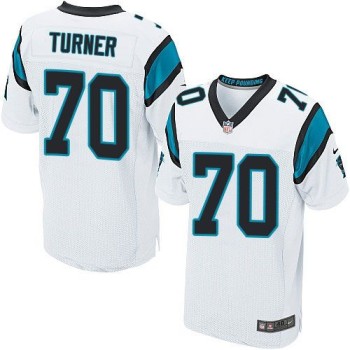 Panthers #70 Trai Turner White Men's Stitched NFL Elite Jersey Panthers #70 Trai Turner White Men's Stitched NFL Elite Jersey