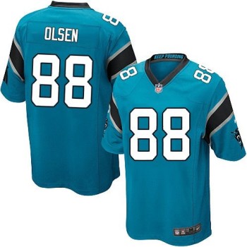 Panthers #88 Greg Olsen Blue Alternate Youth Stitched NFL Elite Jersey Panthers #88 Greg Olsen Blue Alternate Youth Stitched NFL Elite Jersey