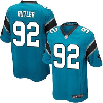 Panthers #92 Vernon Butler Blue Alternate Youth Stitched NFL Elite Jersey Panthers #92 Vernon Butler Blue Alternate Youth Stitched NFL Elite Jersey
