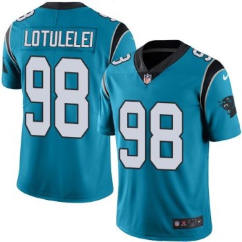 Panthers #98 Star Lotulelei Blue Men's Stitched NFL Limited Rush Jersey Panthers #98 Star Lotulelei Blue Men's Stitched NFL Limited Rush Jersey