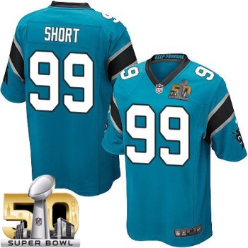 Panthers #99 Kawann Short Blue Alternate Super Bowl 50 Youth Stitched NFL Elite Jersey Panthers #99 Kawann Short Blue Alternate Super Bowl 50 Youth Stitched NFL Elite Jersey