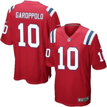 Patriots #10 Jimmy Garoppolo Red Alternate Youth Stitched NFL Elite Jersey Patriots #10 Jimmy Garoppolo Red Alternate Youth Stitched NFL Elite Jersey