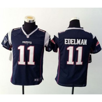 Patriots #11 Julian Edelman Navy Blue Team Color Youth Stitched NFL New Elite Jersey Patriots #11 Julian Edelman Navy Blue Team Color Youth Stitched NFL New Elite Jersey