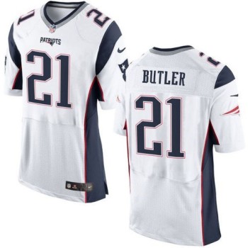 Patriots #21 Malcolm Butler White Men's Stitched NFL New Elite Jersey Patriots #21 Malcolm Butler White Men's Stitched NFL New Elite Jersey