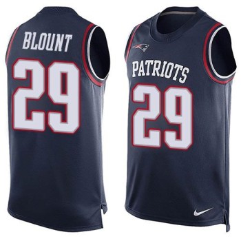 Patriots #29 LeGarrette Blount Navy Blue Team Color Men's Stitched NFL Limited Tank Top Jersey Patriots #29 LeGarrette Blount Navy Blue Team Color Men's Stitched NFL Limited Tank Top Jersey