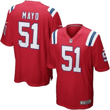 Patriots #51 Jerod Mayo Red Alternate Youth Stitched NFL Elite Jersey Patriots #51 Jerod Mayo Red Alternate Youth Stitched NFL Elite Jersey