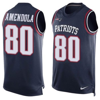 Patriots #80 Danny Amendola Navy Blue Team Color Men's Stitched NFL Limited Tank Top Jersey Patriots #80 Danny Amendola Navy Blue Team Color Men's Stitched NFL Limited Tank Top Jersey