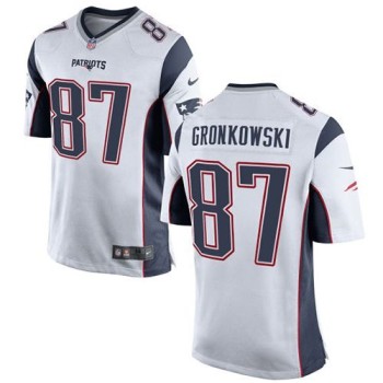 Patriots #87 Rob Gronkowski White Youth Stitched NFL New Elite Jersey Patriots #87 Rob Gronkowski White Youth Stitched NFL New Elite Jersey
