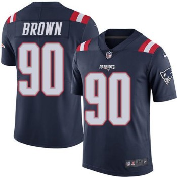 Patriots #90 Malcom Brown Navy Blue Youth Stitched NFL Limited Rush Jersey Patriots #90 Malcom Brown Navy Blue Youth Stitched NFL Limited Rush Jersey