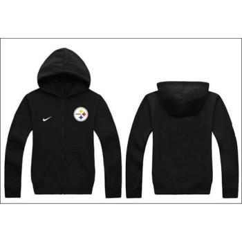 Pittsburgh Steelers Authentic Logo Hoodie Black