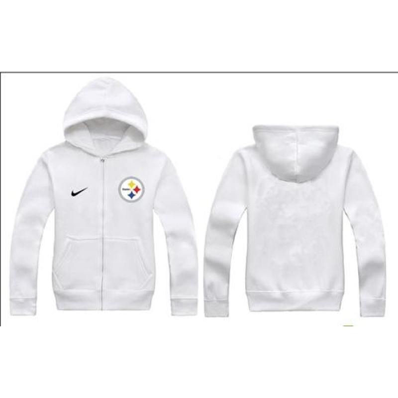 Nike Pittsburgh Steelers Authentic Logo Hoodie White Nike Pittsburgh Steelers Authentic Logo Hoodie White