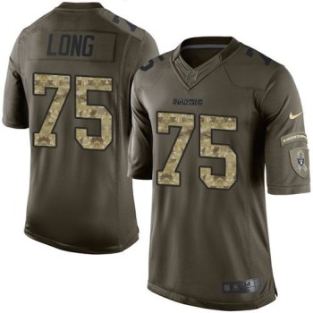 Raiders #75 Howie Long Green Youth Stitched NFL Limited Salute to Service Jersey Raiders #75 Howie Long Green Youth Stitched NFL Limited Salute to Service Jersey