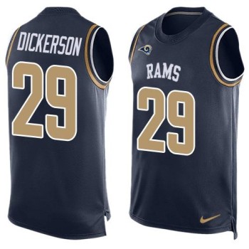 Rams #29 Eric Dickerson Navy Blue Team Color Men's Stitched NFL Limited Tank Top Jersey Rams #29 Eric Dickerson Navy Blue Team Color Men's Stitched NFL Limited Tank Top Jersey