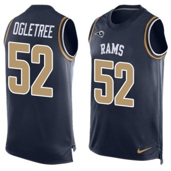 Rams #52 Alec Ogletree Navy Blue Team Color Men's Stitched NFL Limited Tank Top Jersey Rams #52 Alec Ogletree Navy Blue Team Color Men's Stitched NFL Limited Tank Top Jersey