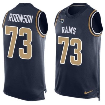 Rams #73 Greg Robinson Navy Blue Team Color Men's Stitched NFL Limited Tank Top Jersey Rams #73 Greg Robinson Navy Blue Team Color Men's Stitched NFL Limited Tank Top Jersey