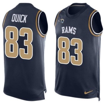 Rams #83 Brian Quick Navy Blue Team Color Men's Stitched NFL Limited Tank Top Jersey Rams #83 Brian Quick Navy Blue Team Color Men's Stitched NFL Limited Tank Top Jersey