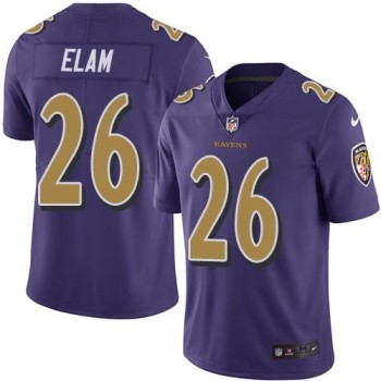 Ravens #26 Matt Elam Purple Men's Stitched NFL Limited Rush Jersey Ravens #26 Matt Elam Purple Men's Stitched NFL Limited Rush Jersey