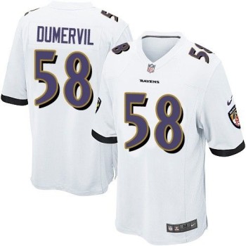 Ravens #58 Elvis Dumervil White Youth Stitched NFL New Elite Jersey Ravens #58 Elvis Dumervil White Youth Stitched NFL New Elite Jersey