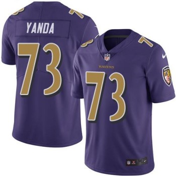 Ravens #73 Marshal Yanda Purple Men's Stitched NFL Limited Rush Jersey Ravens #73 Marshal Yanda Purple Men's Stitched NFL Limited Rush Jersey