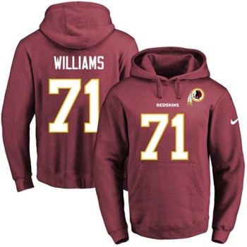 Redskins #71 Trent Williams Burgundy Red Name & Number Pullover NFL Hoodie Redskins #71 Trent Williams Burgundy Red Name & Number Pullover NFL Hoodie