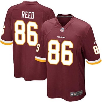Redskins #86 Jordan Reed Burgundy Red Team Color Youth Stitched NFL Elite Jersey