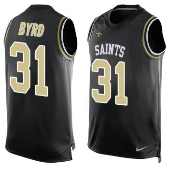 Saints #31 Jairus Byrd Black Team Color Men's Stitched NFL Limited Tank Top Jersey Saints #31 Jairus Byrd Black Team Color Men's Stitched NFL Limited Tank Top Jersey