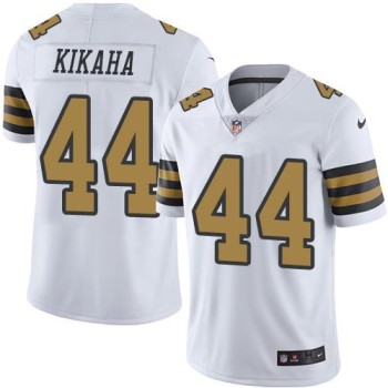 Saints #44 Hau'oli Kikaha White Youth Stitched NFL Limited Rush Jersey Saints #44 Hau'oli Kikaha White Youth Stitched NFL Limited Rush Jersey