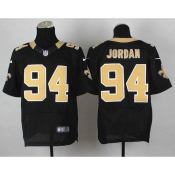 Saints #94 Cameron Jordan Black Team Color Men's Stitched NFL Elite Jersey Saints #94 Cameron Jordan Black Team Color Men's Stitched NFL Elite Jersey
