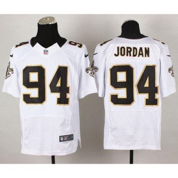 Saints #94 Cameron Jordan White Men's Stitched NFL Elite Jersey Saints #94 Cameron Jordan White Men's Stitched NFL Elite Jersey