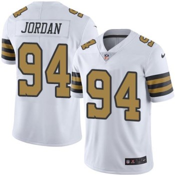Saints #94 Cameron Jordan White Men's Stitched NFL Limited Rush Jersey Saints #94 Cameron Jordan White Men's Stitched NFL Limited Rush Jersey