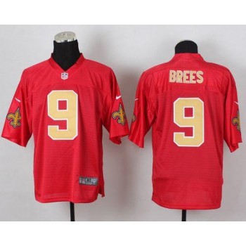 Saints #9 Drew Brees Red Men's Stitched NFL Elite QB Practice Jersey Saints #9 Drew Brees Red Men's Stitched NFL Elite QB Practice Jersey
