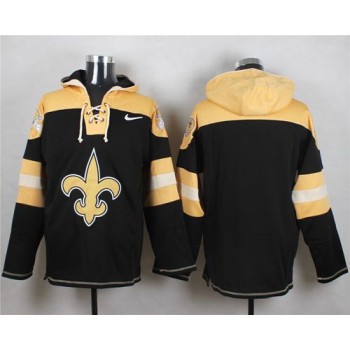 Saints Blank Black Player Pullover NFL Hoodie Saints Blank Black Player Pullover NFL Hoodie