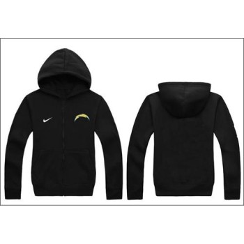 San Diego Chargers Authentic Logo Hoodie Black San Diego Chargers Authentic Logo Hoodie Black