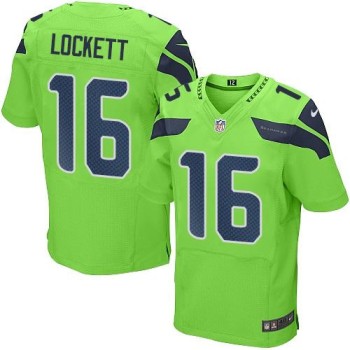 Seahawks #16 Tyler Lockett Green Men's Stitched NFL Elite Rush Jersey Seahawks #16 Tyler Lockett Green Men's Stitched NFL Elite Rush Jersey