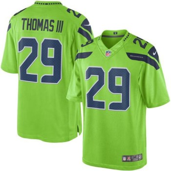Seahawks #29 Earl Thomas III Green Men's Stitched NFL Limited Rush Jersey Seahawks #29 Earl Thomas III Green Men's Stitched NFL Limited Rush Jersey