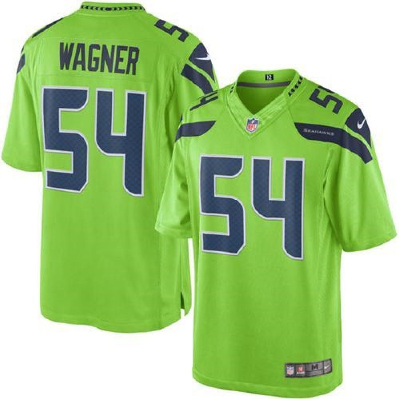 Nike Seahawks #54 Bobby Wagner Green Youth Stitched NFL Limited Rush Jersey Nike Seahawks #54 Bobby Wagner Green Youth Stitched NFL Limited Rush Jersey