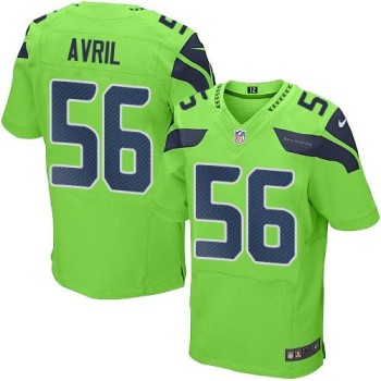 Seahawks #56 Cliff Avril Green Men's Stitched NFL Elite Rush Jersey Seahawks #56 Cliff Avril Green Men's Stitched NFL Elite Rush Jersey