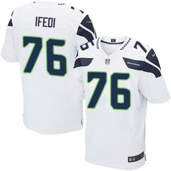 Seahawks #76 Germain Ifedi White Men's Stitched NFL Elite Jersey Seahawks #76 Germain Ifedi White Men's Stitched NFL Elite Jersey