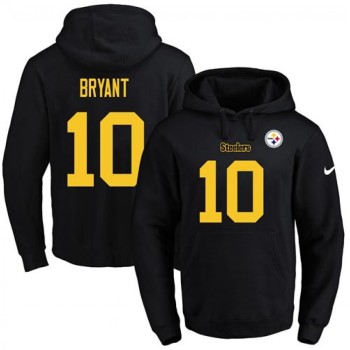 Steelers #10 Martavis Bryant Black(Gold No.) Name & Number Pullover NFL Hoodie Steelers #10 Martavis Bryant Black(Gold No.) Name & Number Pullover NFL Hoodie