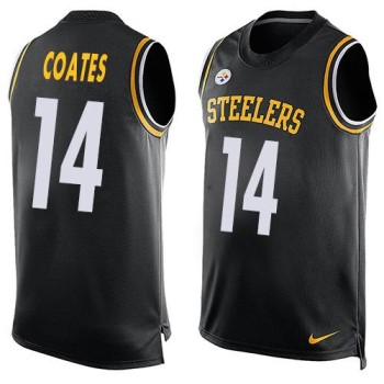 Steelers #14 Sammie Coates Black Team Color Men's Stitched NFL Limited Tank Top Jersey Steelers #14 Sammie Coates Black Team Color Men's Stitched NFL Limited Tank Top Jersey