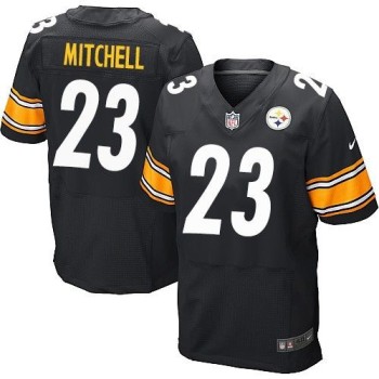 Steelers #23 Mike Mitchell Black Team Color Men's Stitched NFL Elite Jersey Steelers #23 Mike Mitchell Black Team Color Men's Stitched NFL Elite Jersey