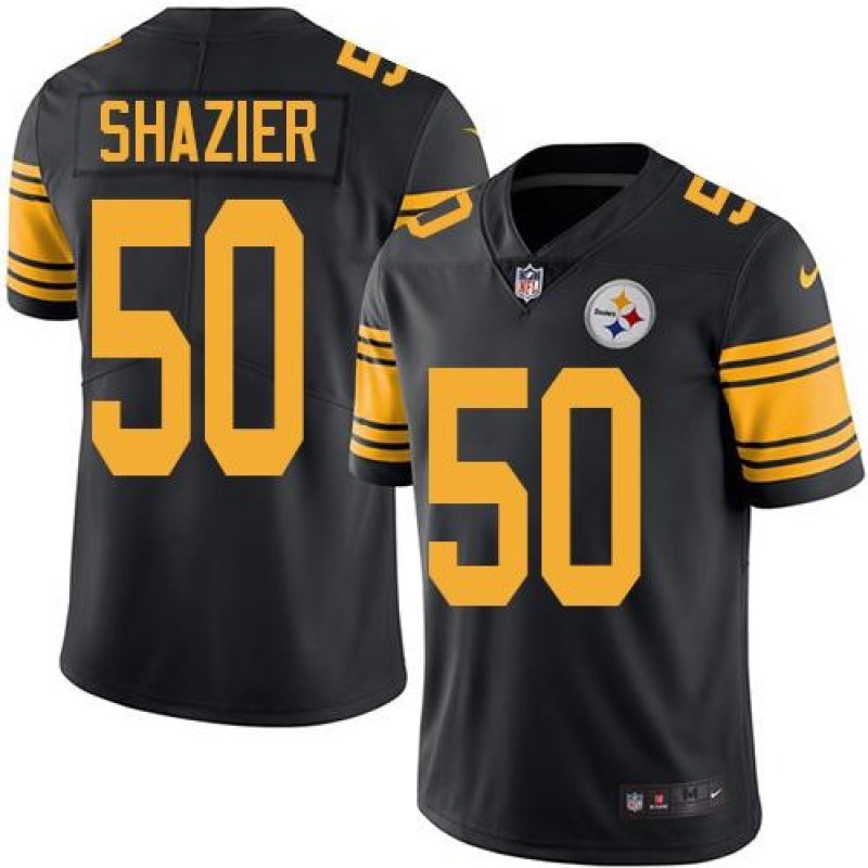 Nike Steelers #50 Ryan Shazier Black Youth Stitched NFL Limited Rush Jersey Nike Steelers #50 Ryan Shazier Black Youth Stitched NFL Limited Rush Jersey