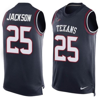 Texans #25 Kareem Jackson Navy Blue Team Color Men's Stitched NFL Limited Tank Top Jersey Texans #25 Kareem Jackson Navy Blue Team Color Men's Stitched NFL Limited Tank Top Jersey