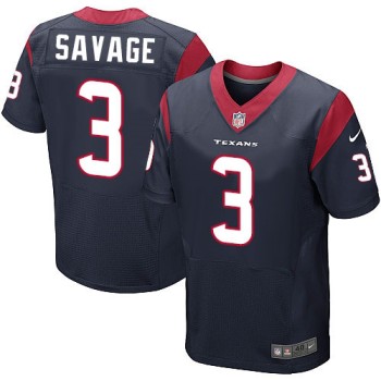 Texans #3 Tom Savage Navy Blue Team Color Men's Stitched NFL Elite Jersey Texans #3 Tom Savage Navy Blue Team Color Men's Stitched NFL Elite Jersey